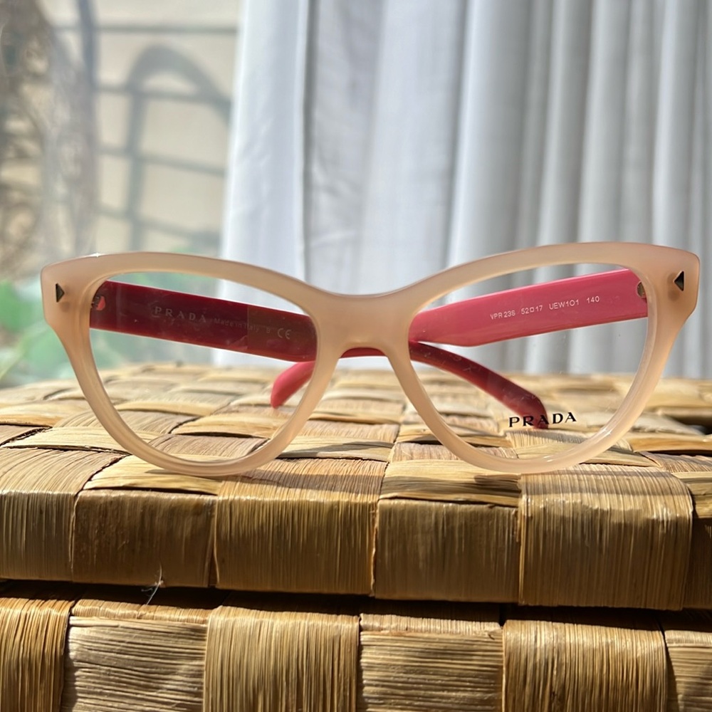 PRADA VPR 23S PINK READING GLASSES